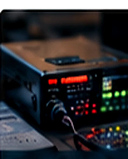 Conceptual radio equipment for AllStarLink